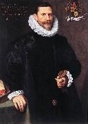POURBUS, Frans the Younger Portrait of Petrus Ricardus zg USA oil painting artist